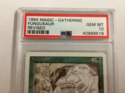 MTG Revised FUNGUSAUR PSA 10 (9519) Graded Power - Image 3