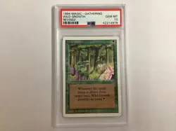 MTG Revised WILD GROWTH PSA 10 (4978) Graded Power - Image 1
