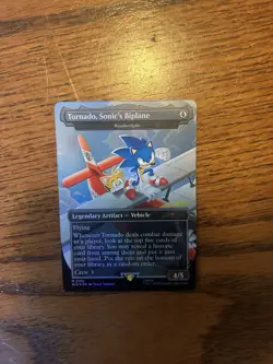 Tornado, Sonic's Biplane - Weatherlight (Rainbow Foil) Secret Lair Drop Foil - Image 1
