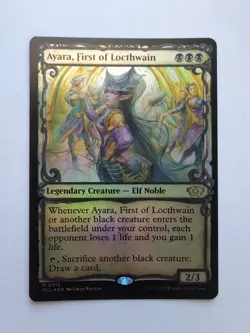 MTG Ayara First of Lochtwain MUL March Of The Machine Multiverse Legends Foil 13 - Image 1