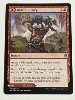 MTG Zendikar Rising Kazuul's Fury 146/280 NM - Image 1