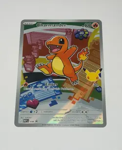 Pokemon First Partner Charmander 038 Illustration Rare Promo 30th Anniversary NM - Image 1