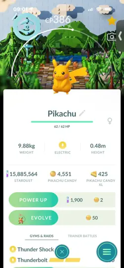 Pokemon Go Shiny Pikachu ( Lego background) - Image 1