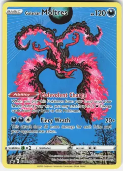 Pokemon Galarian Moltres SWSH284 Holo Promo Sword & Shield Promo Pokemon NM - Image 1