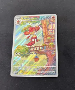 Simisear Illustration Rare 100/086 Holo White Flare Pokemon NM - Image 1