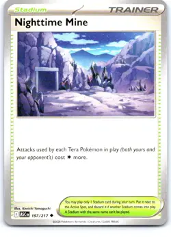 Nighttime Mine 197/217 Uncommon Ascended Heroes Pokemon Near Mint - Image 1
