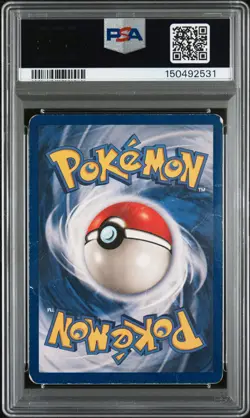 1999 POKEMON GAME YELLOW CHEEKS #58 PIKACHU PSA 1 - Image 2