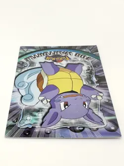 Wartortle #08 Holo Foil 1999 Pokemon Topps Black Logo Series 1 TV Animation LP - Image 4