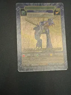 Metalgarurumon ST-85 Digimon 2001 Holo Vintage Bandai Card - Image 4