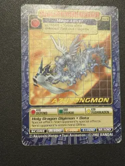 Digimon Digi Battle Azulongmon BO-236 - Series 5 Card 2002 - Image 3