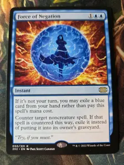 Magic the Gathering Force of Negation Double Masters 2022 NM - Image 2
