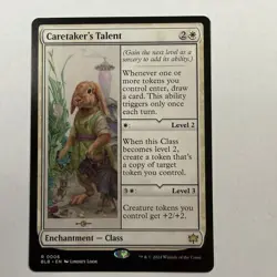 Caretaker's Talent 6 NM Bloomburrow MTG - Image 1