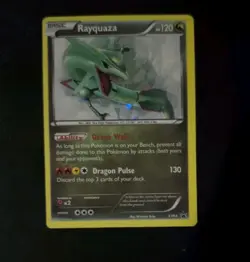 Pokemon TCG Rayquaza XY Promo Card XY64 Holo - Image 1