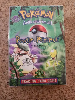1999 Pokemon TCG Power Reserve Jungle Theme Deck Case Fresh, Factory Sealed - Image 1