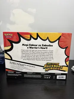 Pokemon Ascended Heroes Mega Feraligatr ex Box + Mega Emboar ex Box SEALED (2) - Image 3
