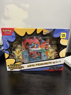 Pokemon Ascended Heroes Mega Feraligatr ex Box + Mega Emboar ex Box SEALED (2) - Image 4