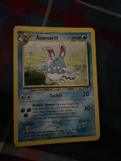 Pokemon TCG Azumarill Neo Genesis 2 Holo Unlimited Holo Rare - Image 1