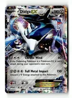 Dialga EX 62/119 Holo EX Rare Phantom Forces Pokemon Moderately Played - Image 1