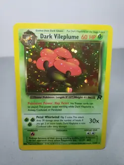 Dark Vileplume 13/82 - Team Rocket Pokemon TCG Unlimited Holo Rare - Image 1