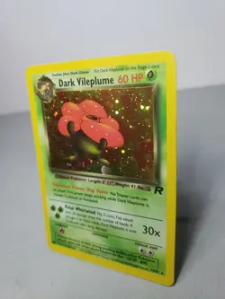 Dark Vileplume 13/82 - Team Rocket Pokemon TCG Unlimited Holo Rare - Image 3