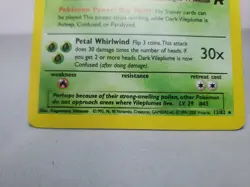 Dark Vileplume 13/82 - Team Rocket Pokemon TCG Unlimited Holo Rare - Image 4