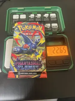 EXTREMELY HEAVY Pokemon Phantasmal Flames Factory Sealed Pack 22.65g Random Art - Image 1