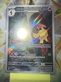Armarouge 203/198 Illustration Rare IR Pokemon Scarlet Violet Base NEAR MINT NM - Image 1