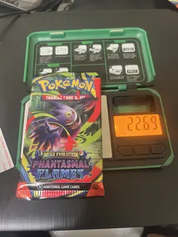 EXTREMELY HEAVY Pokemon Phantasmal Flames Factory Sealed Pack 22.69g Random Art - Image 1