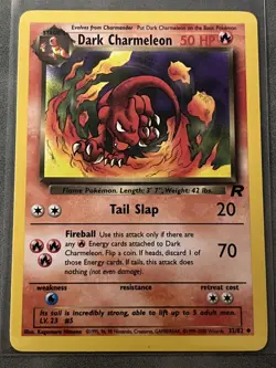 Pokemon TCG- Dark Charmeleon 32/82 - Team Rocket Unlimited - LP+ - Image 1
