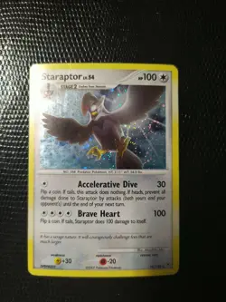 Staraptor 16/130 HOLO RARE Pokemon Diamond & Pearl Base Set LP 2007 - Image 1