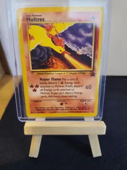 Moltres 21 Promo Wizards Black Star Promos Pokemon Heavy Play/Dmg - Image 1