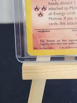 Moltres 21 Promo Wizards Black Star Promos Pokemon Heavy Play/Dmg - Image 2