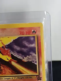 Moltres 21 Promo Wizards Black Star Promos Pokemon Heavy Play/Dmg - Image 4