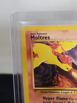 Moltres 21 Promo Wizards Black Star Promos Pokemon Heavy Play/Dmg - Image 5