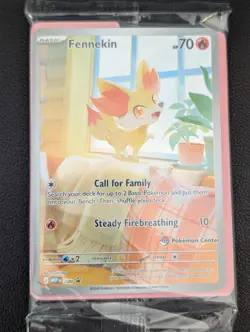 Fennekin 080 Pokemon Center Stamped Sealed Chaos Rising ETB Promos - Image 1
