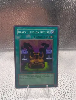 Yugioh Black Illusion Ritual MRL-051 Super Rare 1st Ed MP - Image 1