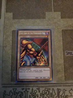 YUGIOH LEFT ARM OF THE FORBIDDEN ONE LCYW-EN305 SECRET 1ST ED NM/VLP - Image 1