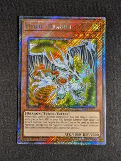 Yugioh - Debris Dragon RA03-EN214 1st Edition Platinum Secret Rare NM - Image 1