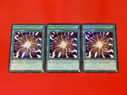 3x Super Polymerization | CH01-EN033 | Ultra Rare | NM | 1st Edition | YuGiOh! - Image 1