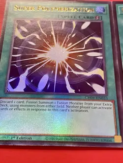3x Super Polymerization | CH01-EN033 | Ultra Rare | NM | 1st Edition | YuGiOh! - Image 2