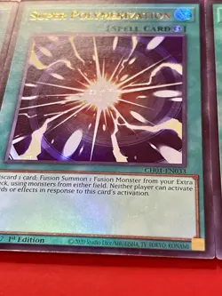 3x Super Polymerization | CH01-EN033 | Ultra Rare | NM | 1st Edition | YuGiOh! - Image 4