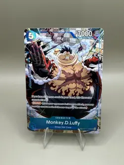 One Piece TCG Monkey.D.Luffy OP11-058 Carrying On His Will OP13 Treasure Rare TR - Image 1