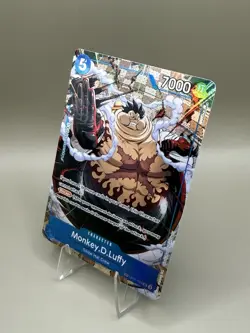 One Piece TCG Monkey.D.Luffy OP11-058 Carrying On His Will OP13 Treasure Rare TR - Image 2