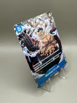 One Piece TCG Monkey.D.Luffy OP11-058 Carrying On His Will OP13 Treasure Rare TR - Image 3