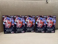 (5) One Piece OP-16 The Time of Battle Sleeved Booster Pack English Sealed New - Image 1