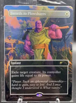 MTG Swords to Plowshares Thanos - Promo 0001 PSA Magazine May 2026 Sealed Foil - Image 1