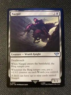 MTG Nazgul 337 NM Universes Beyond Lord of the Rings LOR FREE SHIPPING! - Image 1