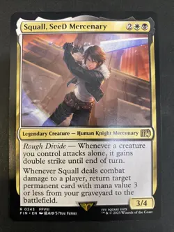 MTG Squall, Seed Mercenary 243 NM Final Fantasy FIN FREE SHIPPING! - Image 1