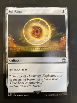 MTG Sol Ring 245 NM Uncommon Universes Beyond Doctor Who WHO FREE SHIPPING! - Image 1