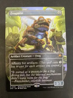 MTG Frogmite #61 NM Borderless Special Guests Bloomburrow SPG FREE SHIPPING! - Image 1